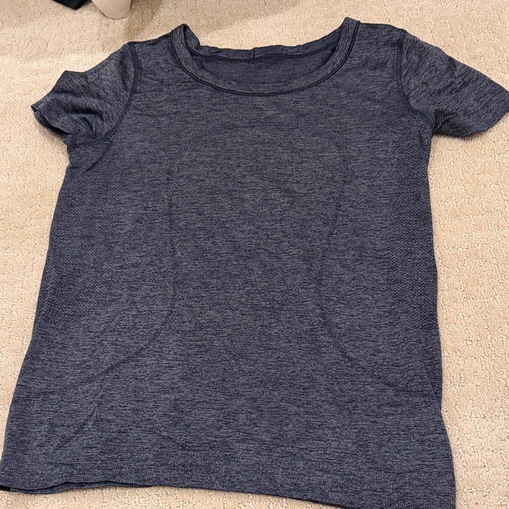lululemon athletica Charcoal Swiftly Tech Short Sleeve Tee